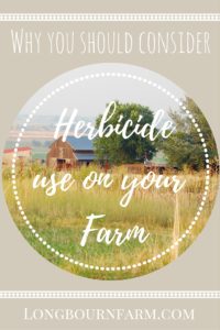 A few reasons why we use herbicides on our farm and why you might want to consider using it as a weed control option as well. 