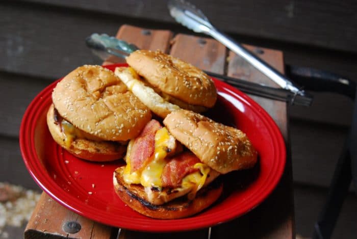 Grilled Chicken Bacon Sandwiches