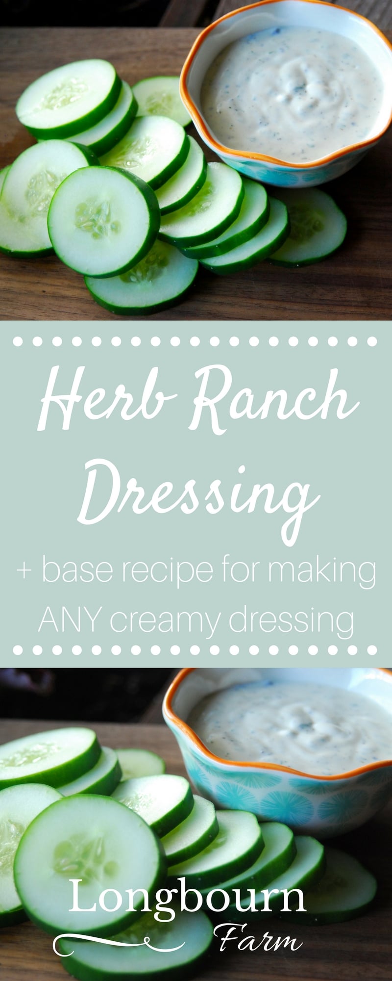 Homemade Ranch Dressing is so easy to throw together and tastes amazing! Customize it to your preference for a perfect dip or salad every time.