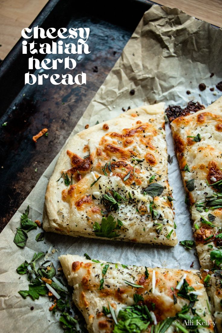 My Italian herb and cheese bread will make your next pizza or pasta night a showstopper! Made with a blend of aromatic herbs, zesty cheese, and a crispy crust, this bread is just beyond yummy. Plus, it’s freezer friendly, making this Italian herbs and cheese bread perfect for busy families!