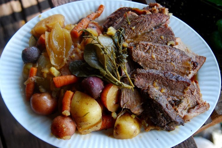 Easy Pot Roast Recipe with Root Vegetables