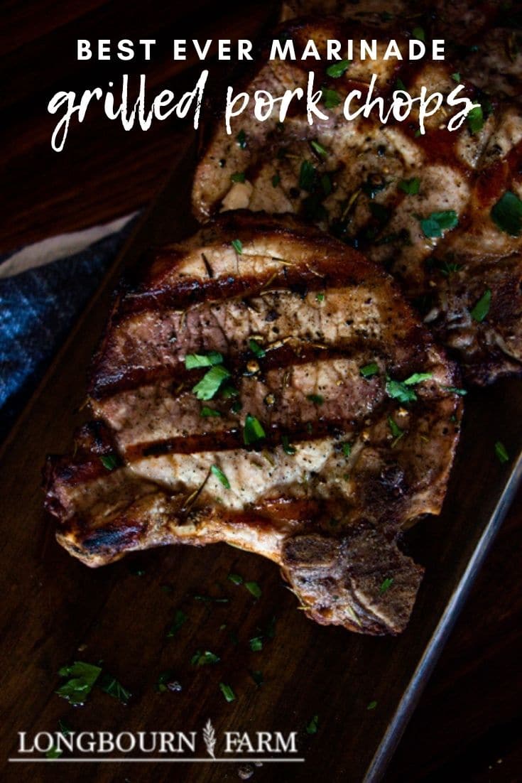Made with just a few simple ingredients, you’ll swear that your grilled pork chops have never tasted so good!