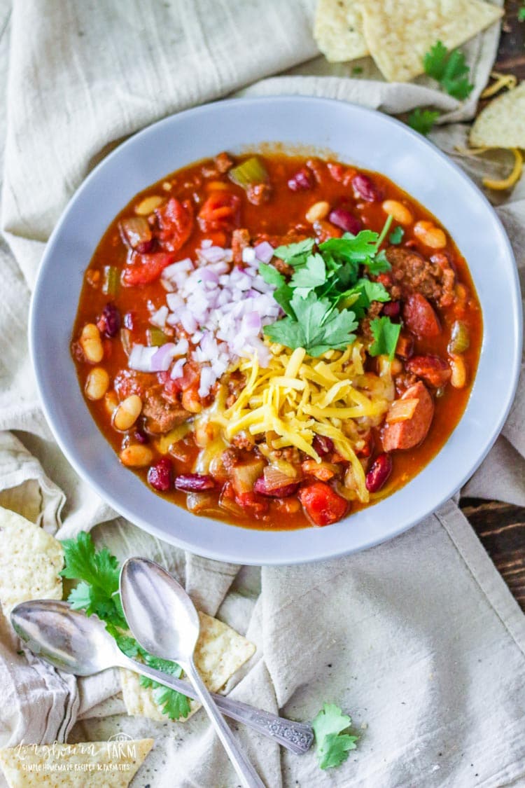 Simple Home Made Chili with Beans
