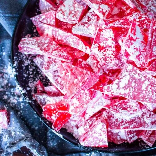 Old Fashioned Cinnamon Rock Candy - One Hot Oven
