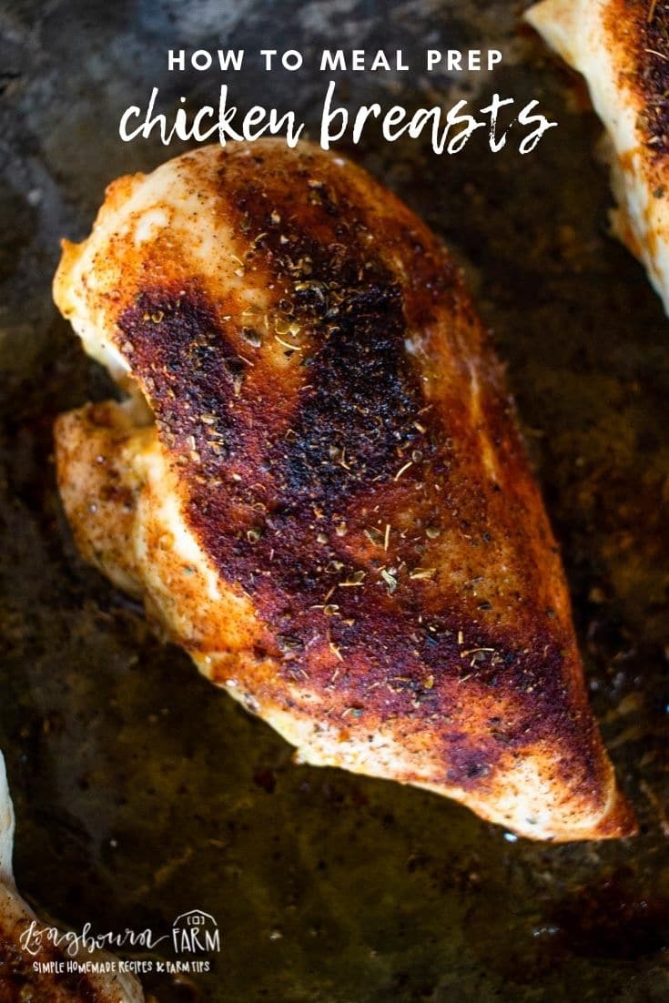 Do you know how to meal prep chicken breasts by baking them in the oven? Follow this easy recipe for perfectly juicy chicken every time.