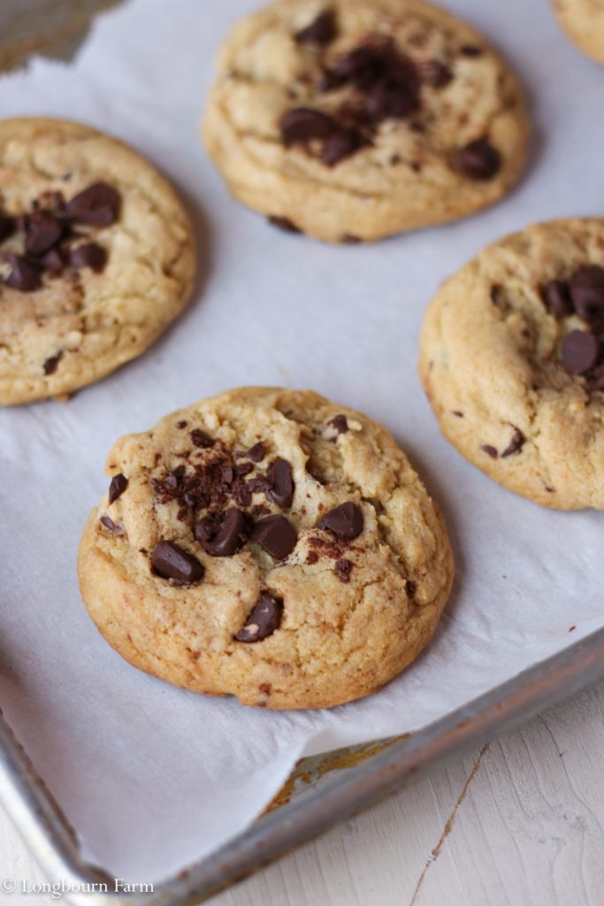 Browned butter chocolate chip cookies!