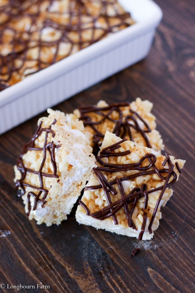 These rice krispie squares are is perfect for summer! Classic, easy, and no baking required. Some twists to the original will make them a hit!