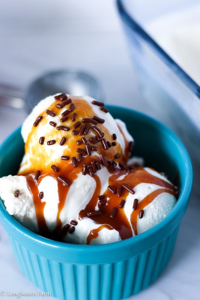 Homemade Vanilla Ice Cream!