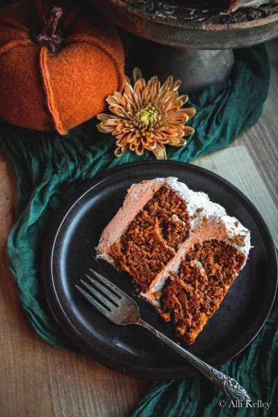 Perfect Pumpkin Spice Cake With Cream Cheese Frosting