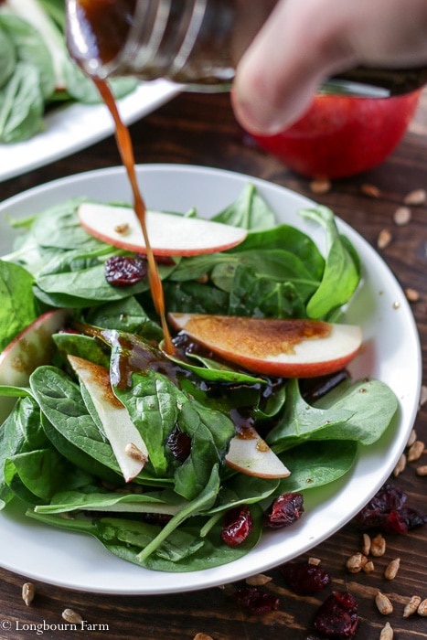 Spinach & Apple Winter Salad