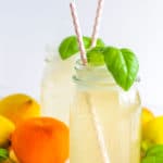 Refreshing citrus lemonade is made with lemon, orange and grapefruit juice. It's the perfect blend of tangy and sweet and will be an instant hit. Easy enough for everyday and tasty enough for special occasions! #citrus #lemonade #homemade #homemadelemonade #lemonadefromscratch #lemon #orange #grapefruit #lemonjuice #orangejuice #grapefruitjuice #citruslemonade