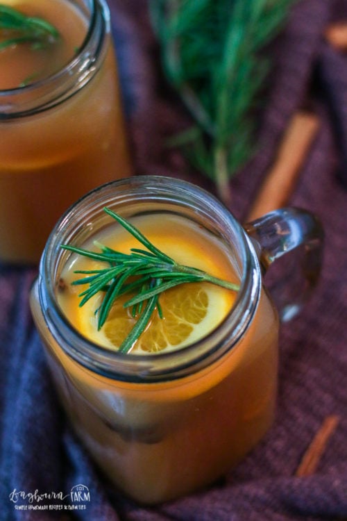 This mulled cider recipe is the perfect addition to any Fall meal! It's easy to make in the slow cooker and make the house smell amazing!! #mulledcider #mulledciderrecipe #mulledcidercrockpot #mulledciderslowcooker