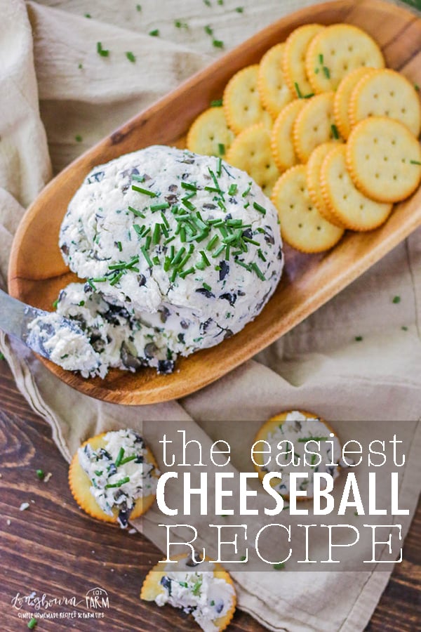This easy cheese ball recipe is a holiday staple in our family and so simple to put together. Easy ingredients, flavors everyone will love! #cheeseballrecipe #cheeseball #cheeseballclassic #holidaycheeseball #thanksgivingappetizer #appetizereasy