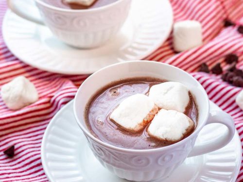 Homemade Hot Chocolate with Chocolate Chips - Longbourn Farm