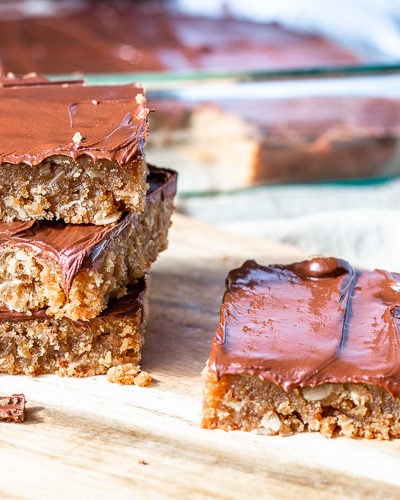Chocolate Peanut Butter Cookie Bars