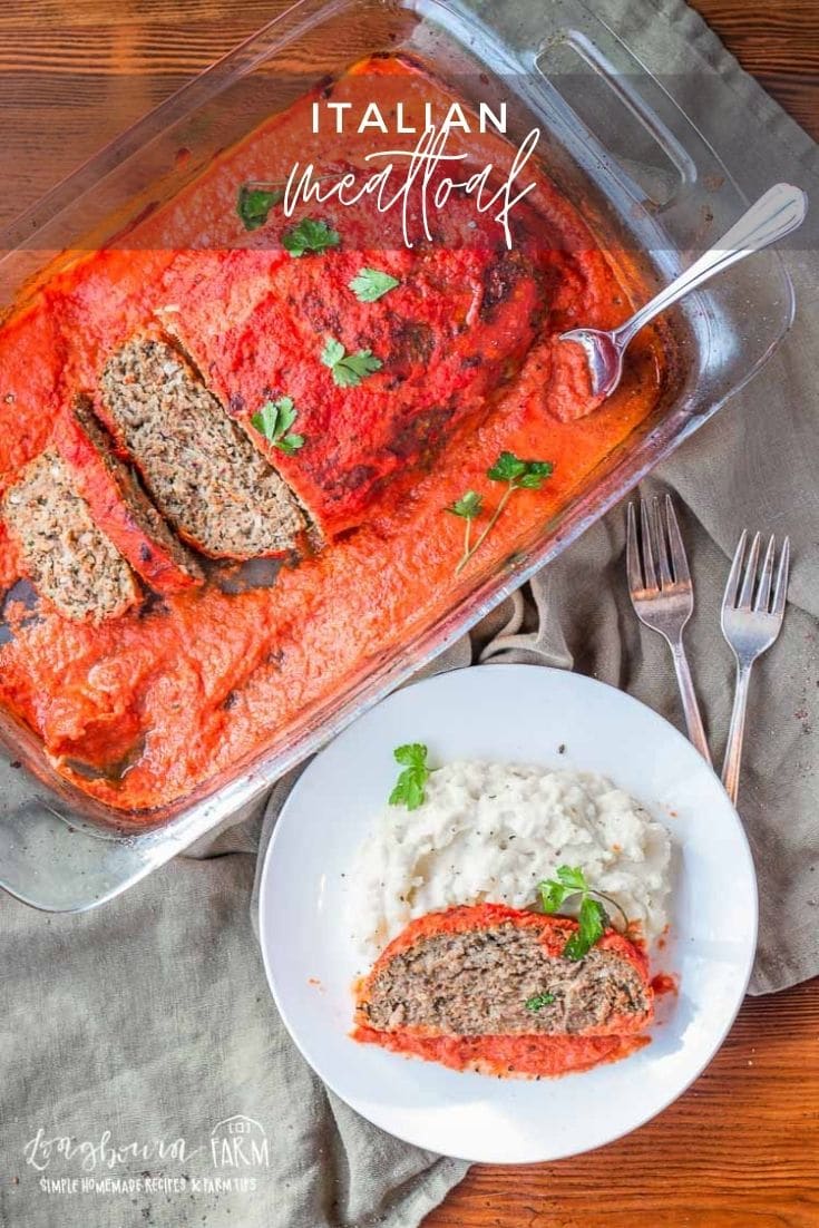This homemade meatloaf recipe is a comfort food classic with an Italian twist. Never dry, perfectly seasoned, and ready in under an hour.