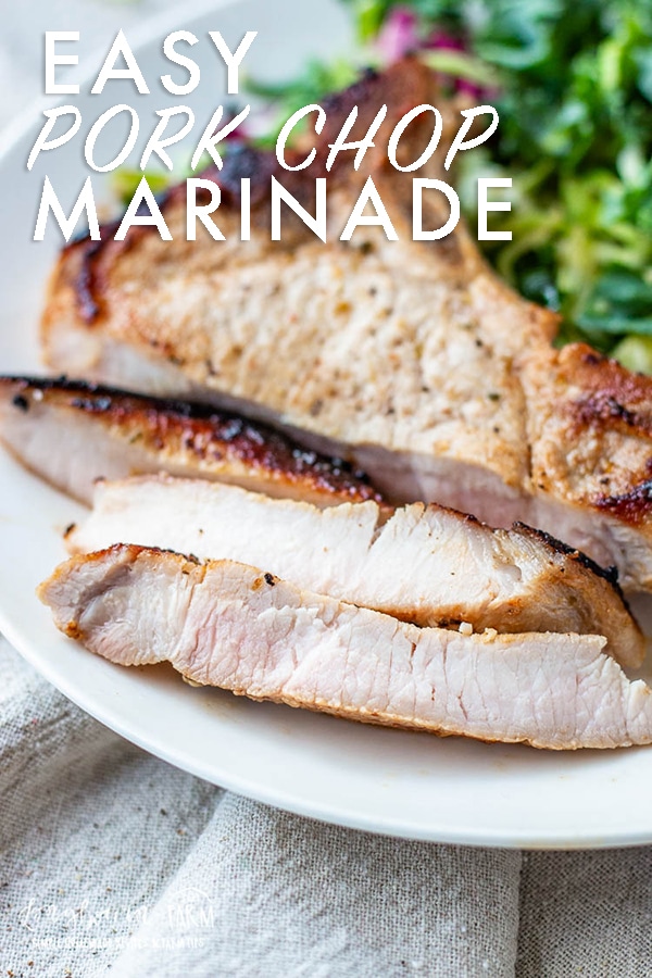This easy pork chop marinade makes dinner prep so quick! Learn the quick hack and one-ingredient recipe for a delicious dinner. #marinade #porkchop #porkchopmarinade #marinaderecipe #porkchoprecipe #easymarinade #easyporkchopmarinade #porkchopmarinade #porkchopmarinaderecipe #porkchopmarinadegrill