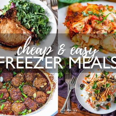 When it comes to meal planning, easy freezer meals are a lifesaver and so nice to have on hand. Great for busy days and days you're just exhausted! #easyfreezermeals #cheapfreezermeals #freezermeal #freezermealmakeahead #freezermealcrockpot #freezermealsslowcooker #freezermealsfornewmom