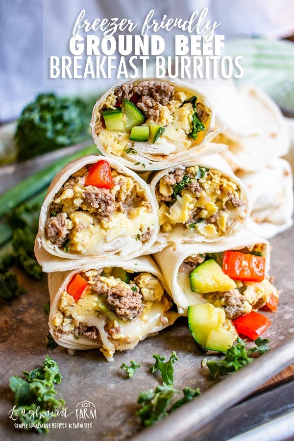 #sponsored Do you need easy, quick, filling, and nutritious breakfast ideas for back to school?? These Ground Beef Breakfast Burritos fit the bill!! Make them ahead and freeze them for quick and homemade grab-and-go meals. Ground Beef Breakfast Burritos are easy to customize and pair well with almost any veggie combination! @beefitswhatsfordinner  #BeefItsWhatsForDinner #NicelyDone #BeefFarmersandRanchers
#breakfast #breakfastburritos #breakfastburritoseasy #breakfastburritosrecipe 