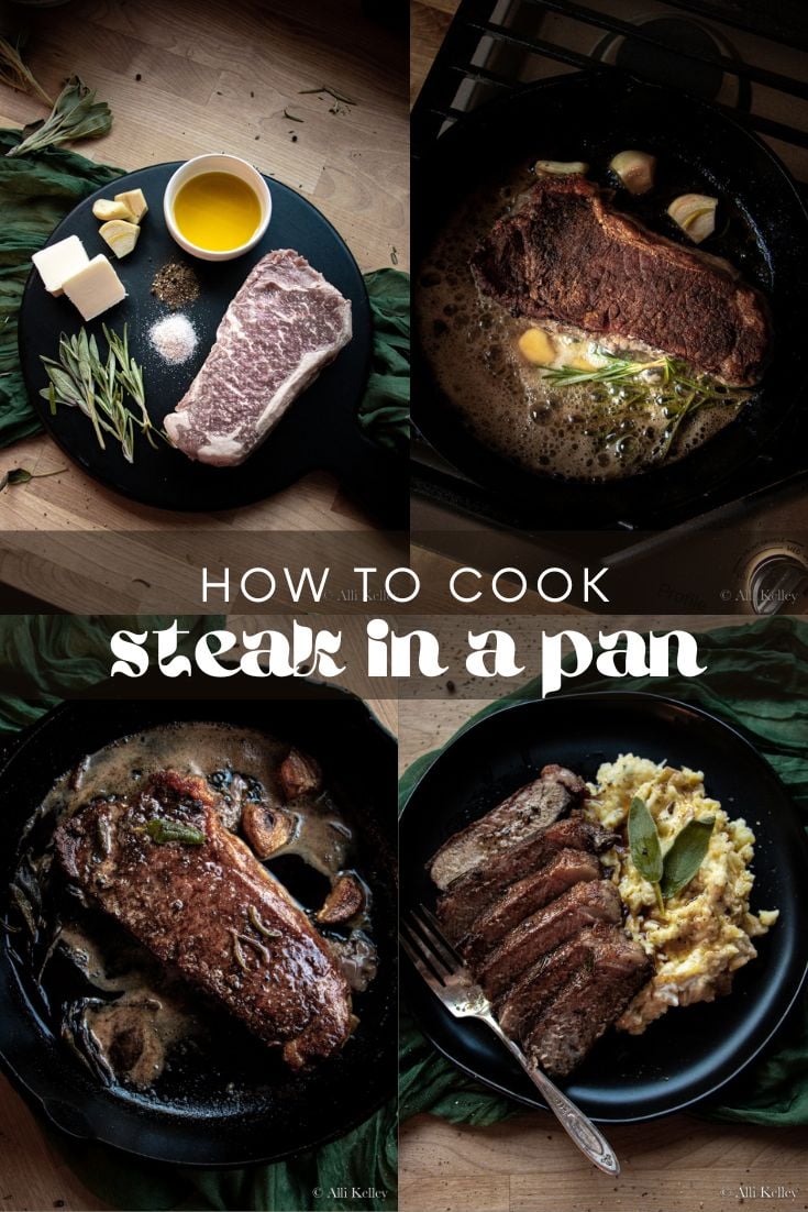 Cooking steak in a pan is really not that difficult – and it's definitely worth the effort to learn. Get every detail you need in this post.