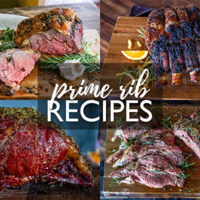 Prime rib is easy to make once you know more about it! Learn all the tips and tricks here as well as some delicious recipes! #primerib #primeribrecipes #smokedprimerib #slowroastedprimerib #easyprimerib #bestprimerib #bonelessprimerib