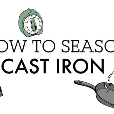 how to season cast iron