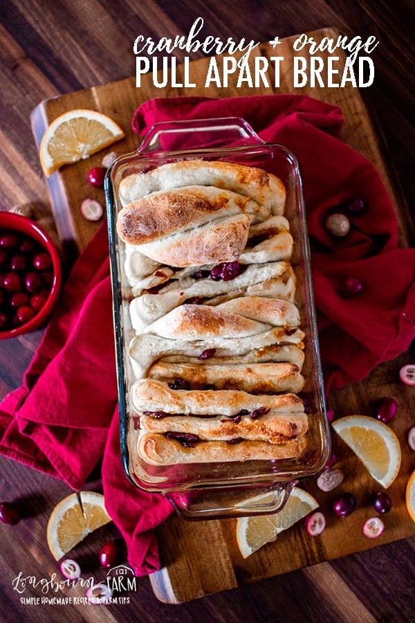 (Ad) Cranberry Orange Pull Apart Bread is a beautiful and delicious dessert for any occasion! Rhodes Bread makes it easy to throw together and perfect every time. #rhodesbread #rhodesrolls #rhodespullapartbread #rhodesbreadrecipe #rhodesrollrecipe #cranberry #orange #cranberryorange #pullapartbread #bread #cranberryorangebread #cranberryorangepullapartbread