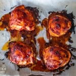 baked bbq chicken thighs