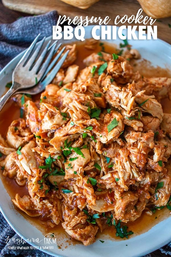 Instant Pot BBQ Chicken is an easy and quick meal the whole family will love! Cooked in just 7 minutes, you can beat this delicious dinner.