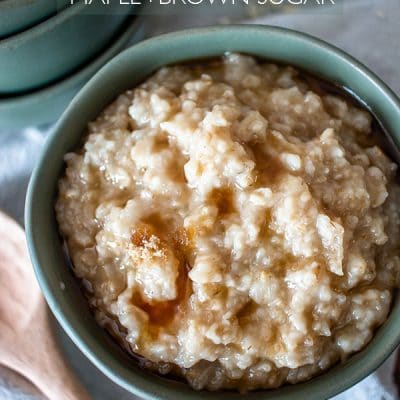 instant pot oatmeal maple and brown sugar