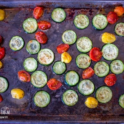 oven roasted zucchini and tomatoes