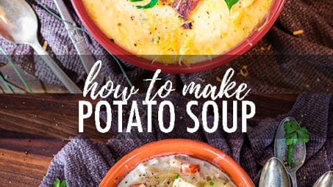If you need all the tips on how to make potato soup, check out this post! Recipes, questions and answers, storage tips and more.