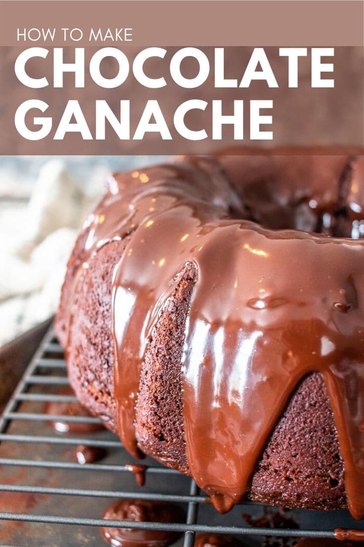Chocolate ganache is one of the easiest dessert toppings to make and pairs perfectly with almost anything. It only takes 5 minutes to put together!