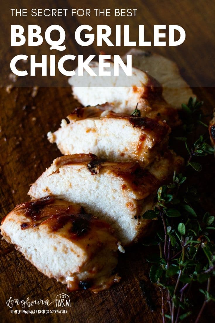 Find out the secret for how to make tender and juicy grilled BBQ chicken! No long brining steps, just a simple grilling method for perfect BBQ chicken.
