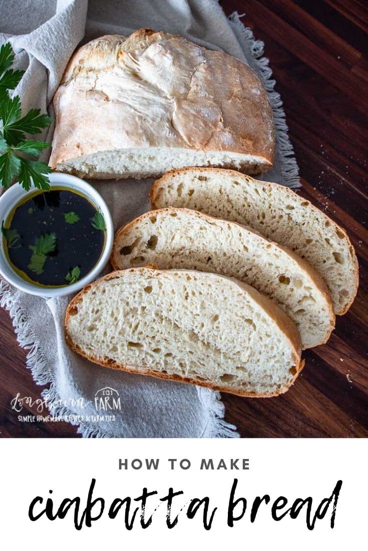 Ciabatta bread is a simple recipe that yields a great result! Take the time to make this classic bread and get hearth style loaves at home.