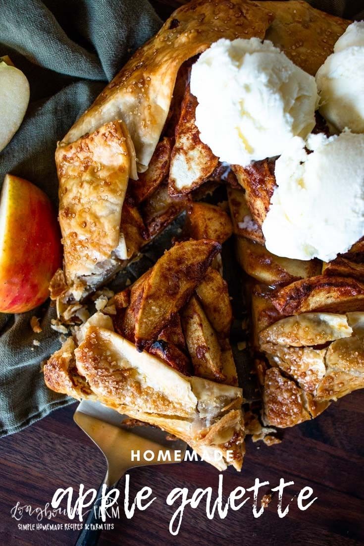 This apple galette recipe is so simple and delicious. Whip it up in no time at all for an elegant and simple dessert everyone will love!