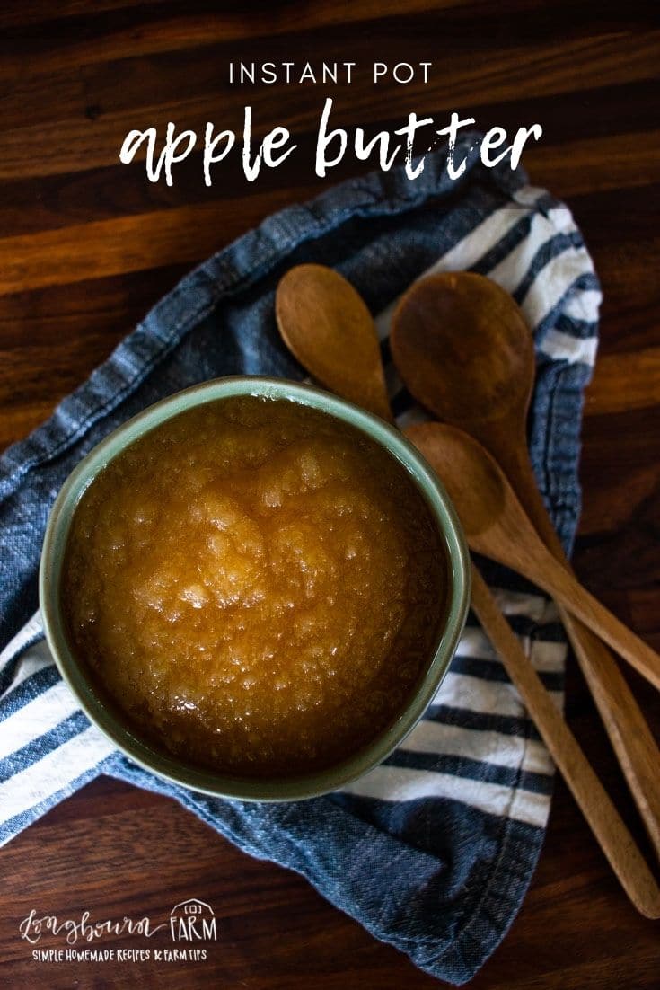 Instant pot apple butter is perfect for fall. Sweet, packed with apple flavor, and thick enough to spread, it will be a hit!