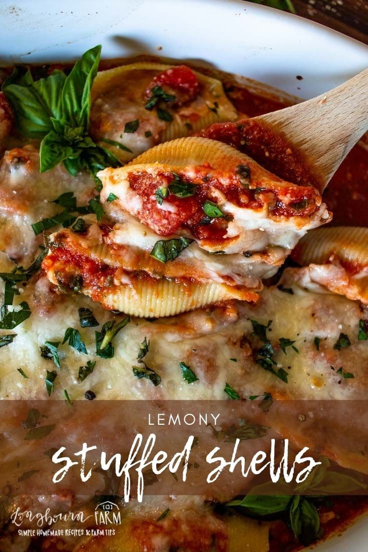 These spinach and ricotta stuffed shells are a family favorite meal. The sauce has a unique flavor, setting them apart from any other stuffed shell recipe.