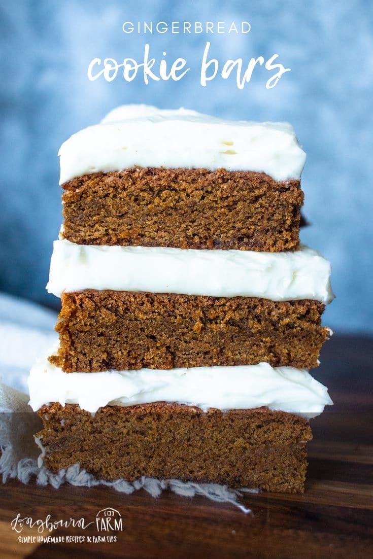 Gingerbread cookie bars are a delicious and festive treat. Packed with flavor and topped with cream cheese frosting, every bite is amazing.