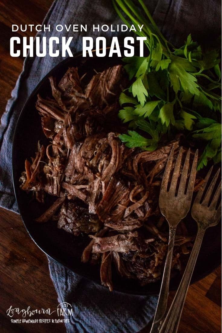 (Sponsored) Dutch Oven Chuck Roast is a delicious meal for any occasion. No matter the occasion, this Chuck Roast is sure to please a crowd. @beeffordinner #Sponsored #BeefItsWhatsForDinner, #NicelyDone, #BeefUpTheHolidays and #BeefFarmersandRanchers