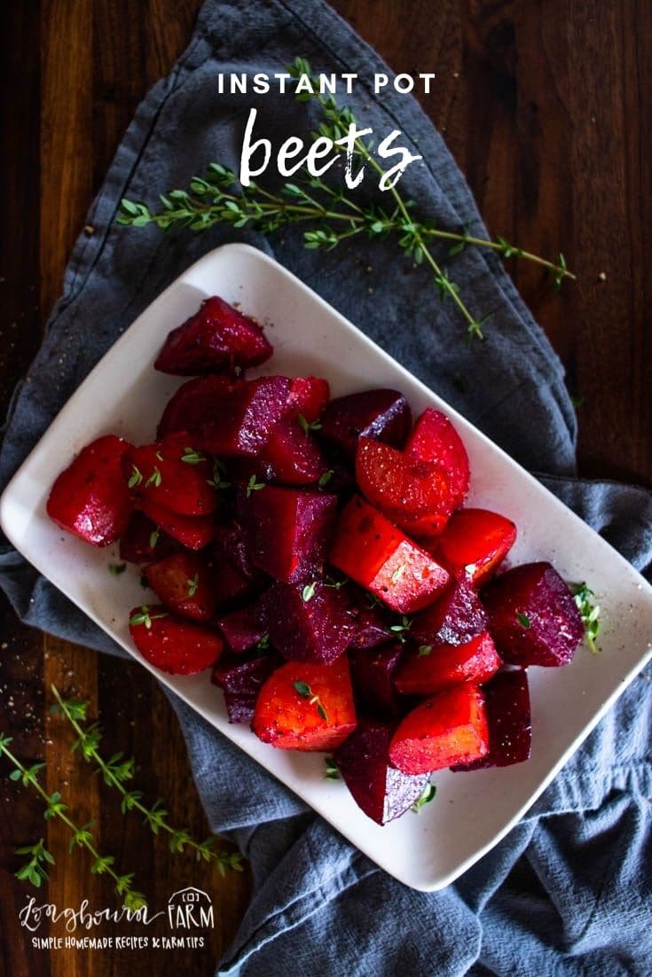 Making Instant Pot beets is an easy no hassle way of preparing this simple veggie. With basic ingredients, you can have a delicious side.