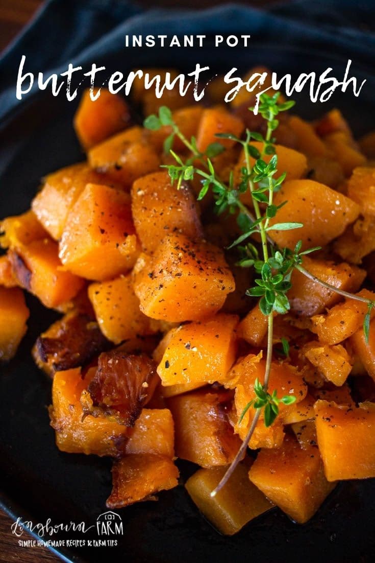 Cinnamon butternut roasted squash is a delicious sweet spiced side dish that your table is missing. Easy to make in the Instant Pot!