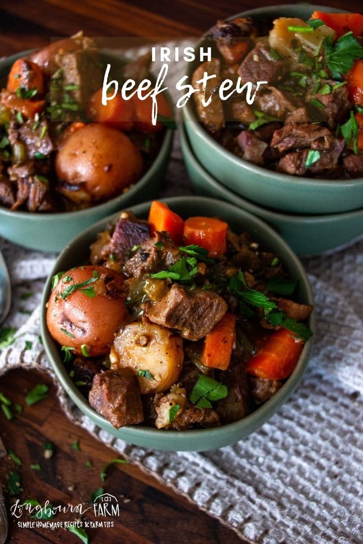 (#sponsored) Irish Beef Stew is a deeply flavorful stew that is guaranteed to fill every belly and satiate every appetite. Hearty beef, bold Irish stout beer, and root vegetables make it a perfect meal. @beeffordinner #BeefItsWhatsForDinner #NicelyDone #BeefFarmersandRanchers #StPatricksDay