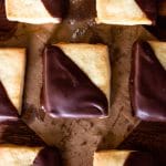 chocolate dipped shortbread cookies