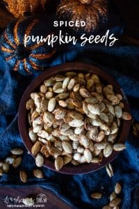 Roasted pumpkin seeds are a fall favorite and it’s not hard to see why. With all the pumpkin carving you’re bound to look up ways to use pumpkin seeds. This recipe is a super simple way to get the best spiced pumpkin seeds this season.
