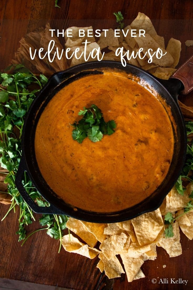 This queso dip tastes just like the one you get from Chili’s but it’s made in the comfort of your own kitchen.