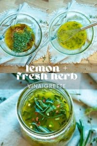 Vinaigrette is the perfect way to add flavor to a dish and is a super yummy staple in any kitchen. It works as a salad dressing or marinade.