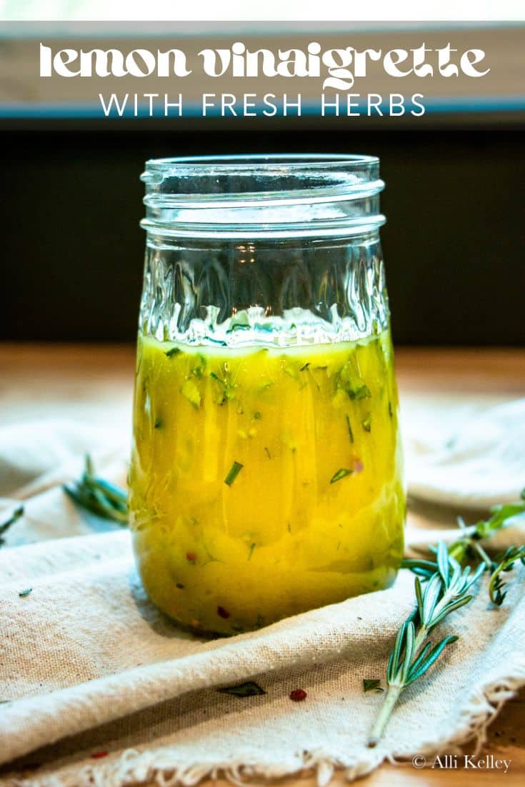 Vinaigrette is the perfect way to add flavor to a dish and is a super yummy staple in any kitchen. It works as a salad dressing or marinade.