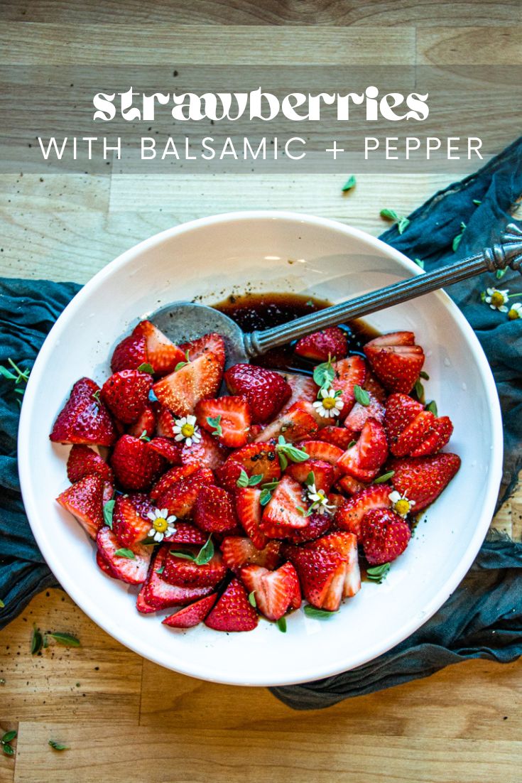 Balsamic strawberries are perfect for your sweet tooth. If you've never tried this style of macerated strawberries before, you're in for a treat!