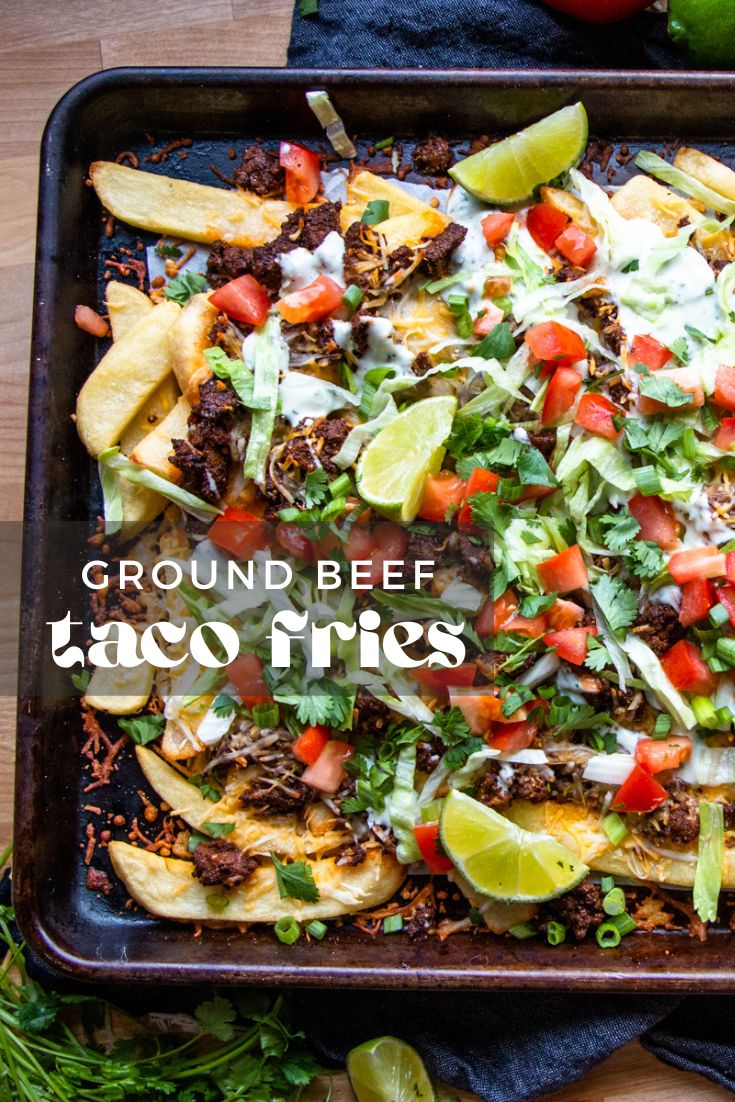 (#sponsored) If you’re looking for a show-stopper recipe for a crowd, this is it! You’ll be the hit of any gathering by bringing these Ground Beef Taco Fries and it will only take you 30 minutes from start to finish. @beefitswhatsfordinner, #ad, #BeefFarmersandRanchers and #BeefTailgating
